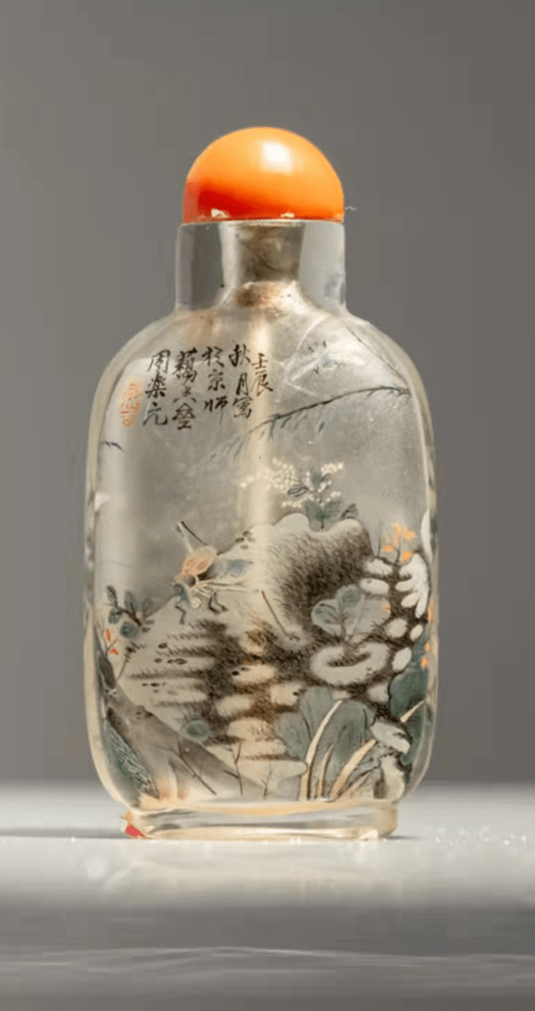 品鉴| 内画鼻烟壶：方寸之间观天地_中国_文化_甘桓