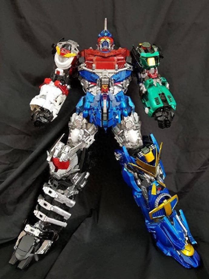 硬核破碎风格,六神合体,高智能方程式赛车,战神金刚_改造_模型_细节