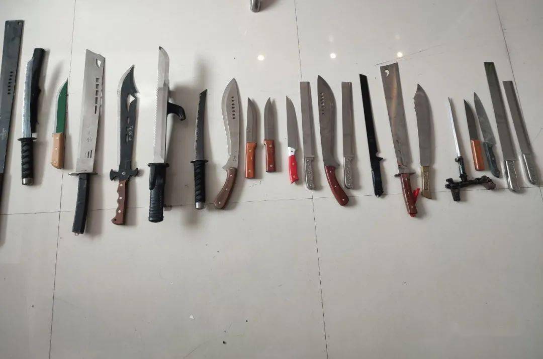 建昌公安深入开展清查收缴管制刀具及非法枪爆物品专项行动