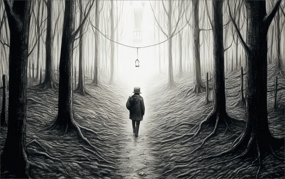 童年时恐惧无助,少年时彷徨迷惘,青年时挣扎顿挫,中年时艰难负重,老年