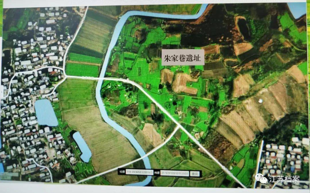卫星地图显示:朱家巷遗址如今的朱家巷朱家巷遗址在石狮戴家边村东土