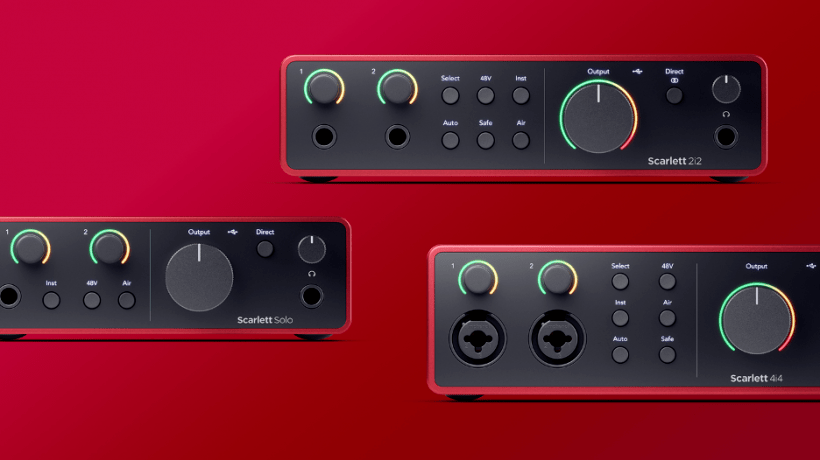 focusrite 隆重发布 scarlett 系列第 4 代音频接口_设计的_功能_模式