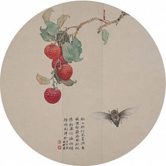 神取宋唐花鸟法,情牵笔底荔枝红_国雄_作品_工笔