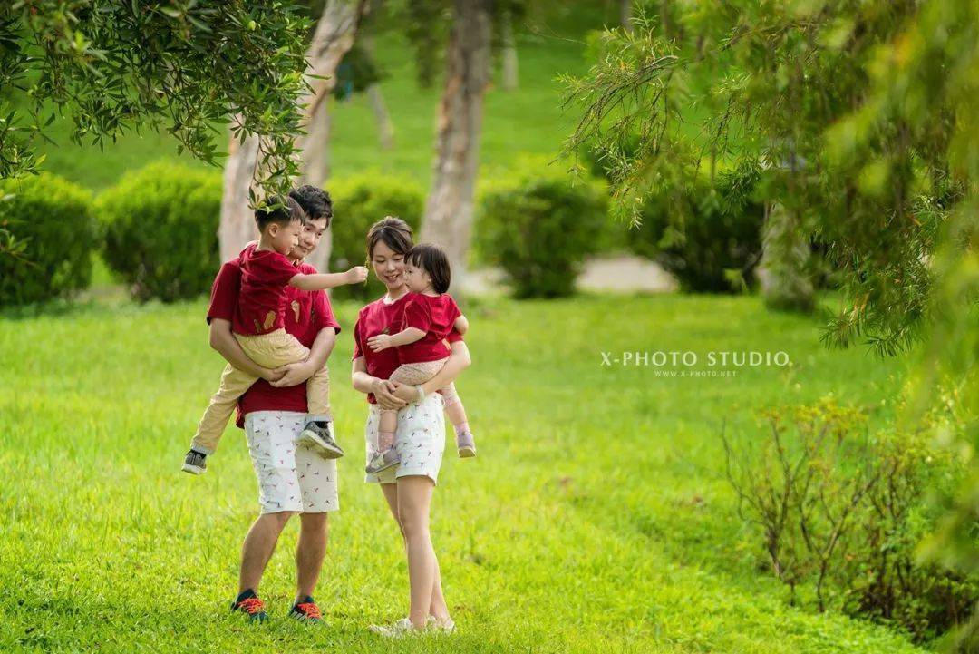 夕阳下的幸福-治愈系外景亲子照_摄影_rex_广州