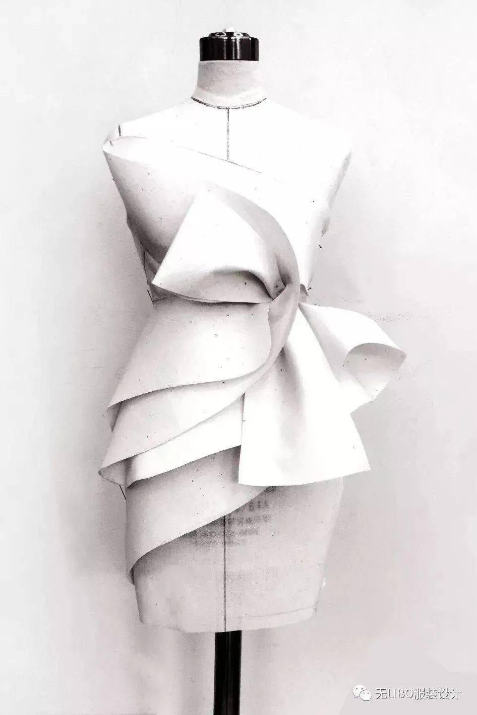 造型感创意立裁合集·附裁剪图!(比成衣还要好看)_服装_公众_设计