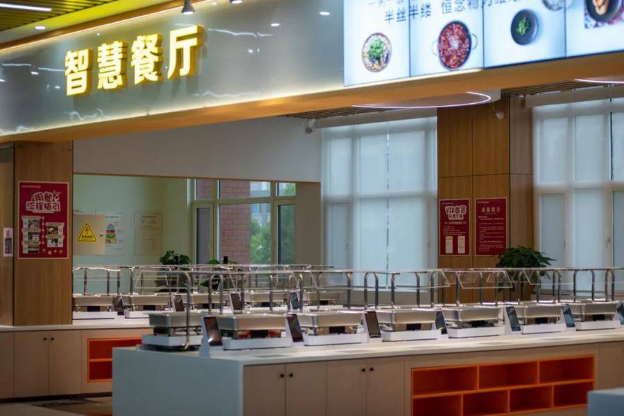 餐厅(建设中)能够满足同学们自己动手称重,做菜的小心愿小舞台,服务台