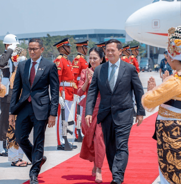 得到了印尼旅游与创意经济部长桑迪亚加·乌诺(sandiaga uno)和柬埔寨