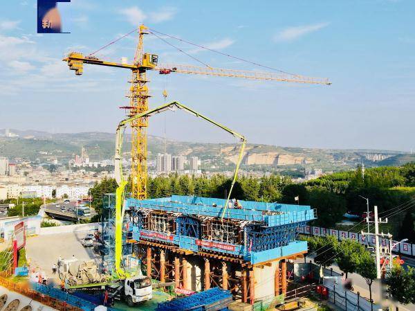 西延高铁西铜段全线首个连续梁0号块浇筑完成_施工_延安_公里/小时