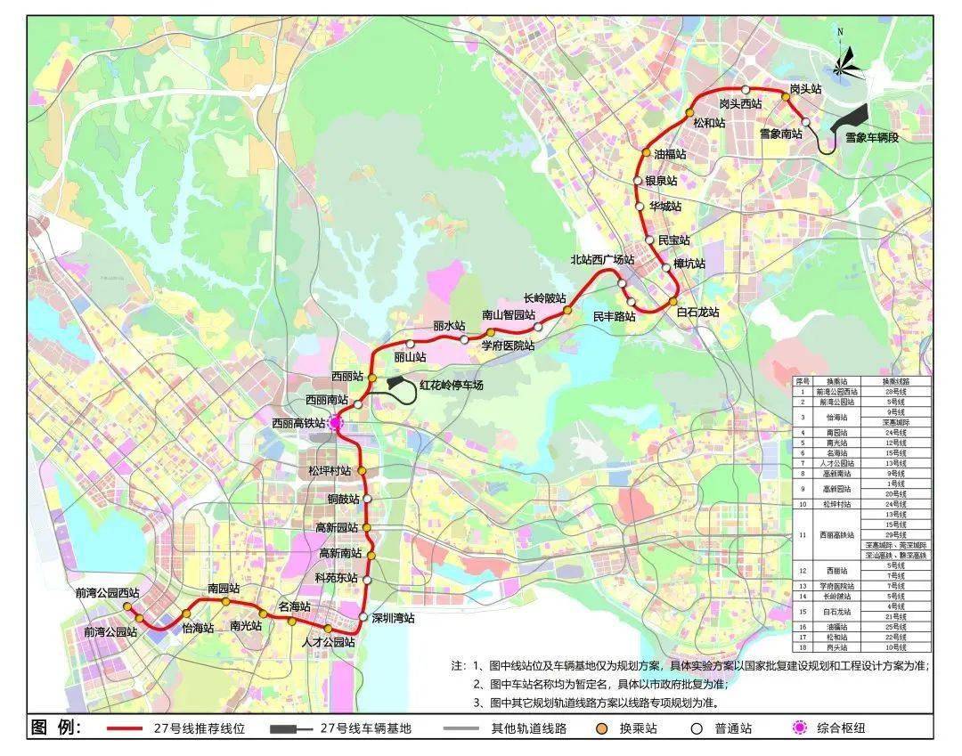 深圳龙华地铁规划线路图片