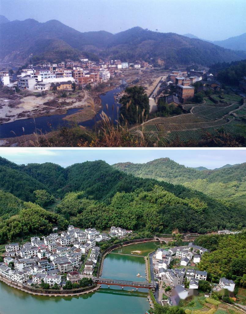 一图胜千言:对比图展现"千万工程"引领浙江山乡巨变_乡村_祖村_示范