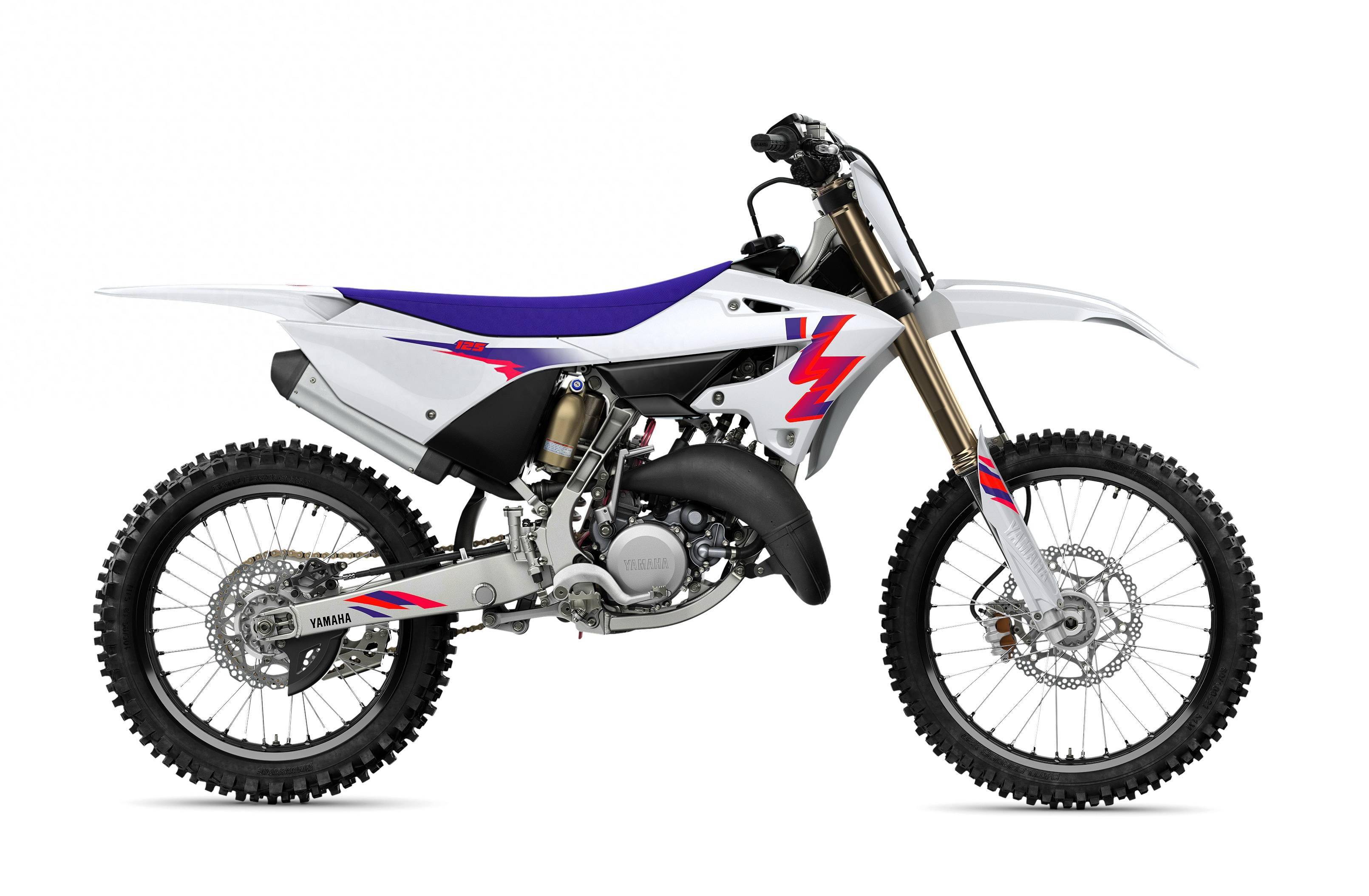 yamaha 2024 yz125lc 五十周年纪念版越野赛车