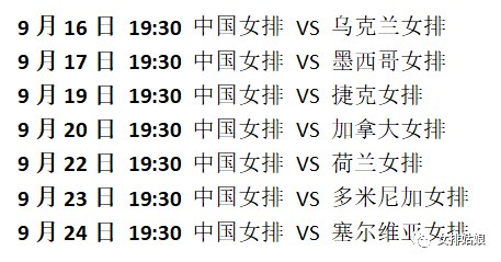 中国女排14人大名单出炉,7场赛程发布,cctv全程直播!_比赛_位置_丁霞