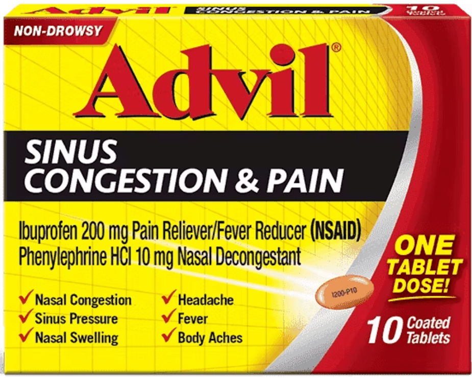 allergy reliefmucinex maximum strength sinus-max pressure, pain