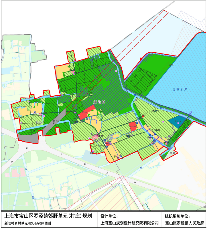 罗泾镇规划总用地面积22