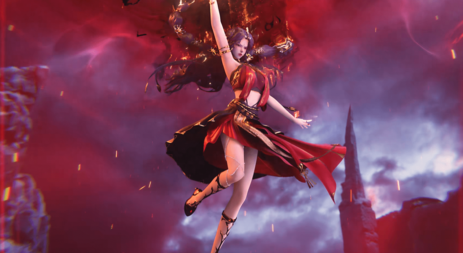 神印王座2位魔女上线,龙皓晨小姨太会撒娇,采儿情敌大长腿绝了_冷筱