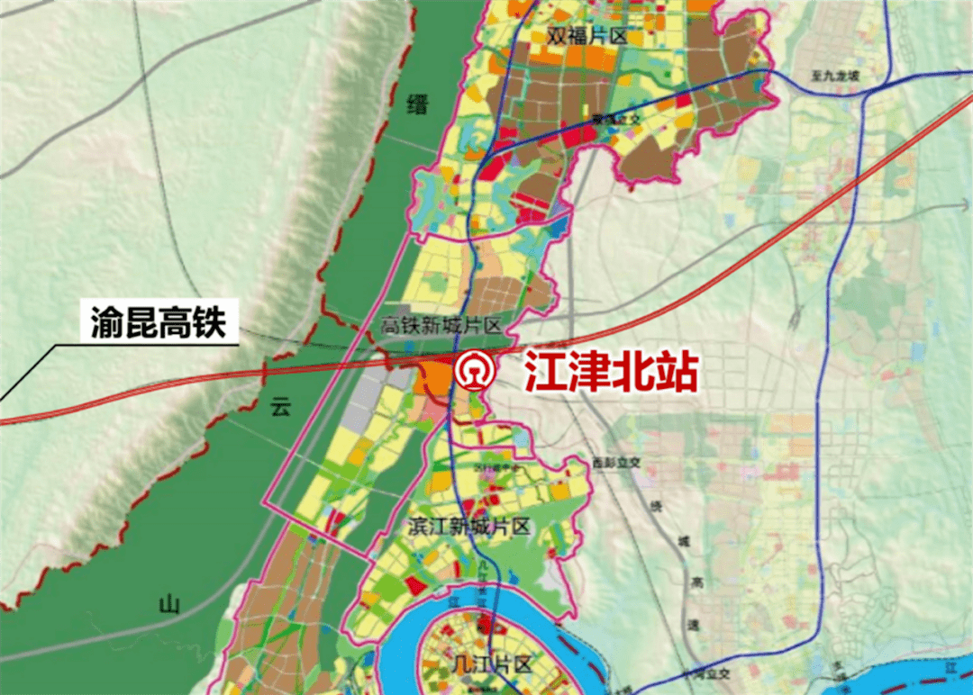 渝昆高铁宜宾站规划图图片