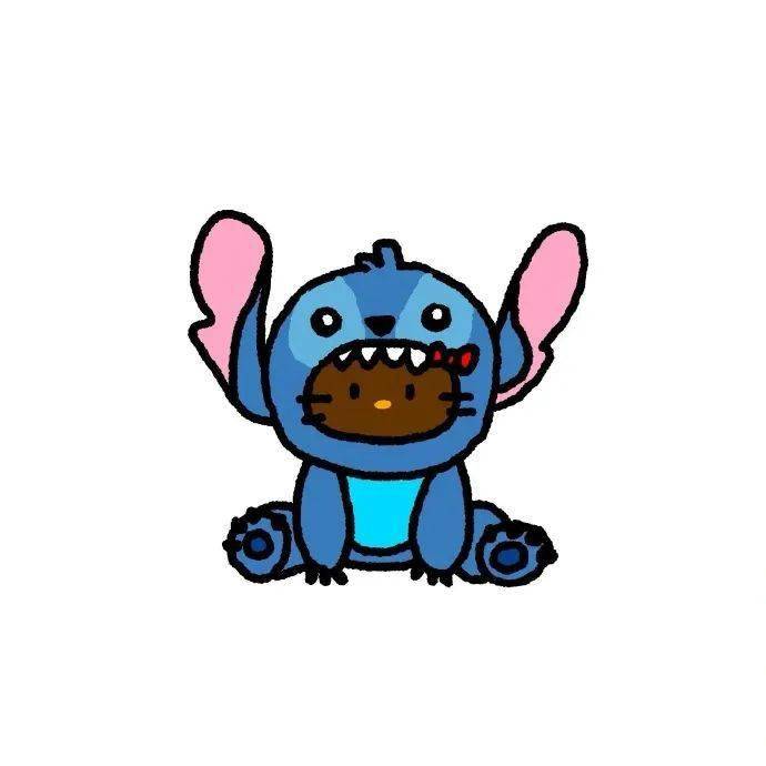 头像 | 换头怪黑皮kitty猫头像 676767