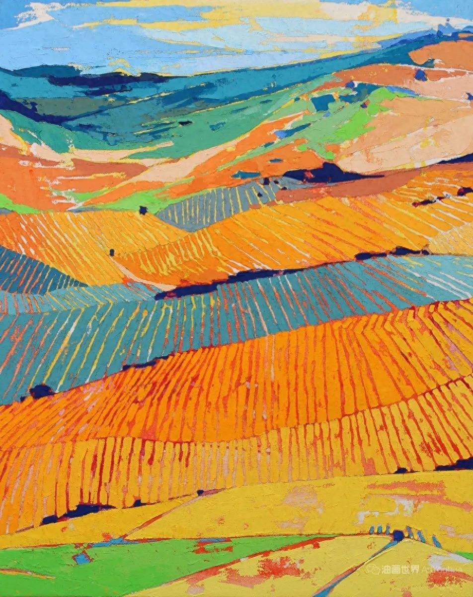 大自然的调色板,杰西卡·菲尔兹风景画的色彩世界_画作_土地_艺术