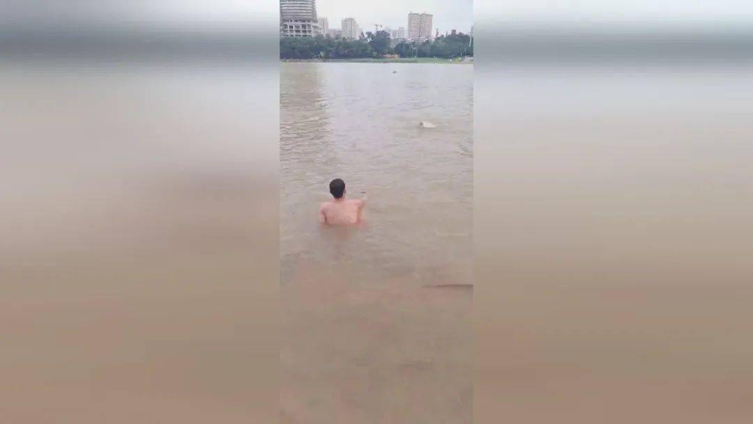 生死时速!南宁一小伙邕江溺水,眼看就要沉下去了