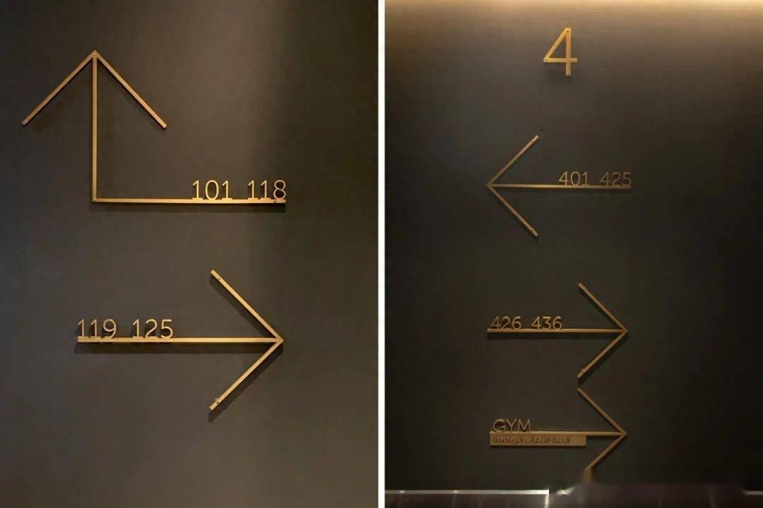 创意与颜值兼顾的导视系统,指示牌设计,有范儿_标牌_进行_字体