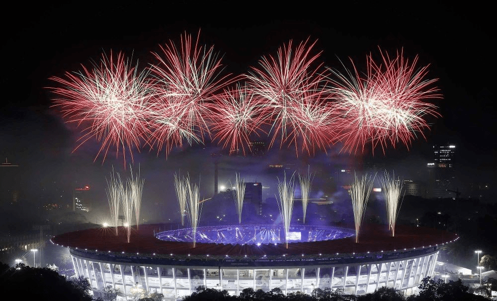 杭州烟花大会图片