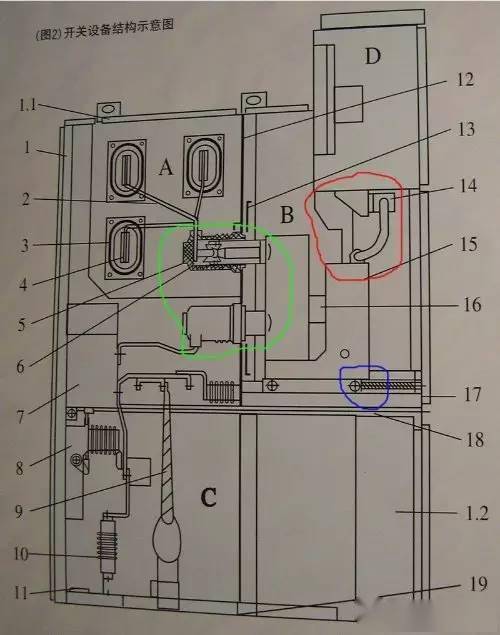 10kv开关柜二次接线图解_断路器_保护_位置
