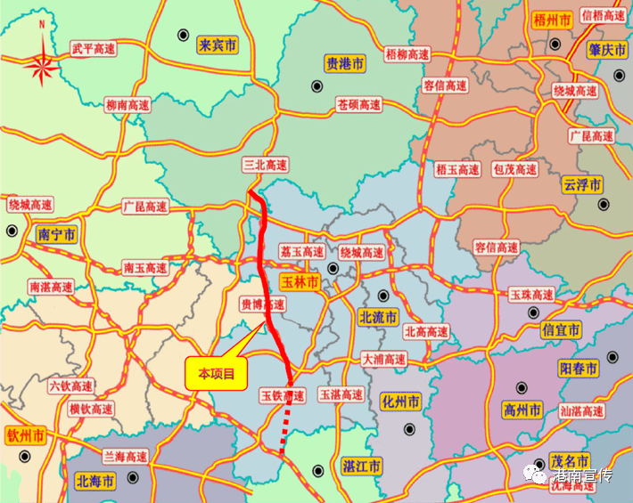 贵金高速线路图图片