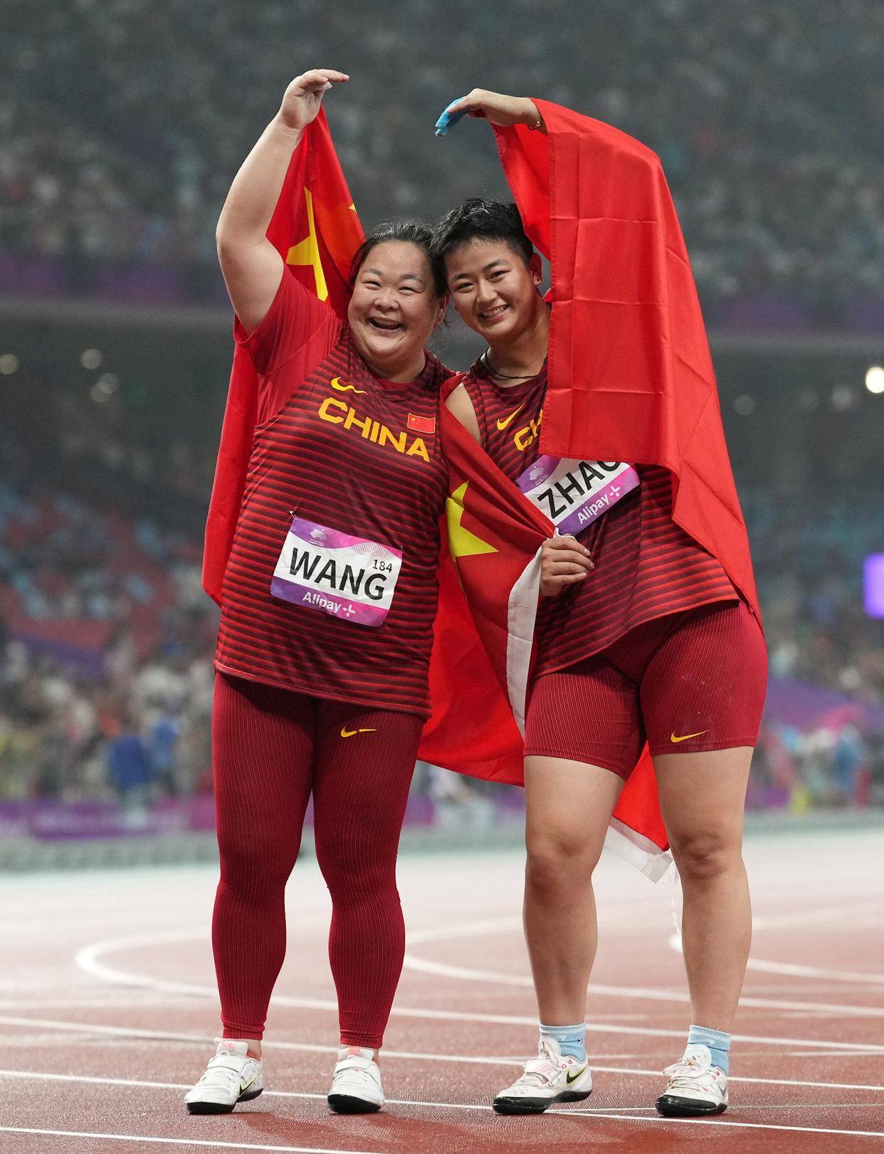 (杭州亚运会)田径——女子链球决赛赛况(5)_王峥_赵杰_中国