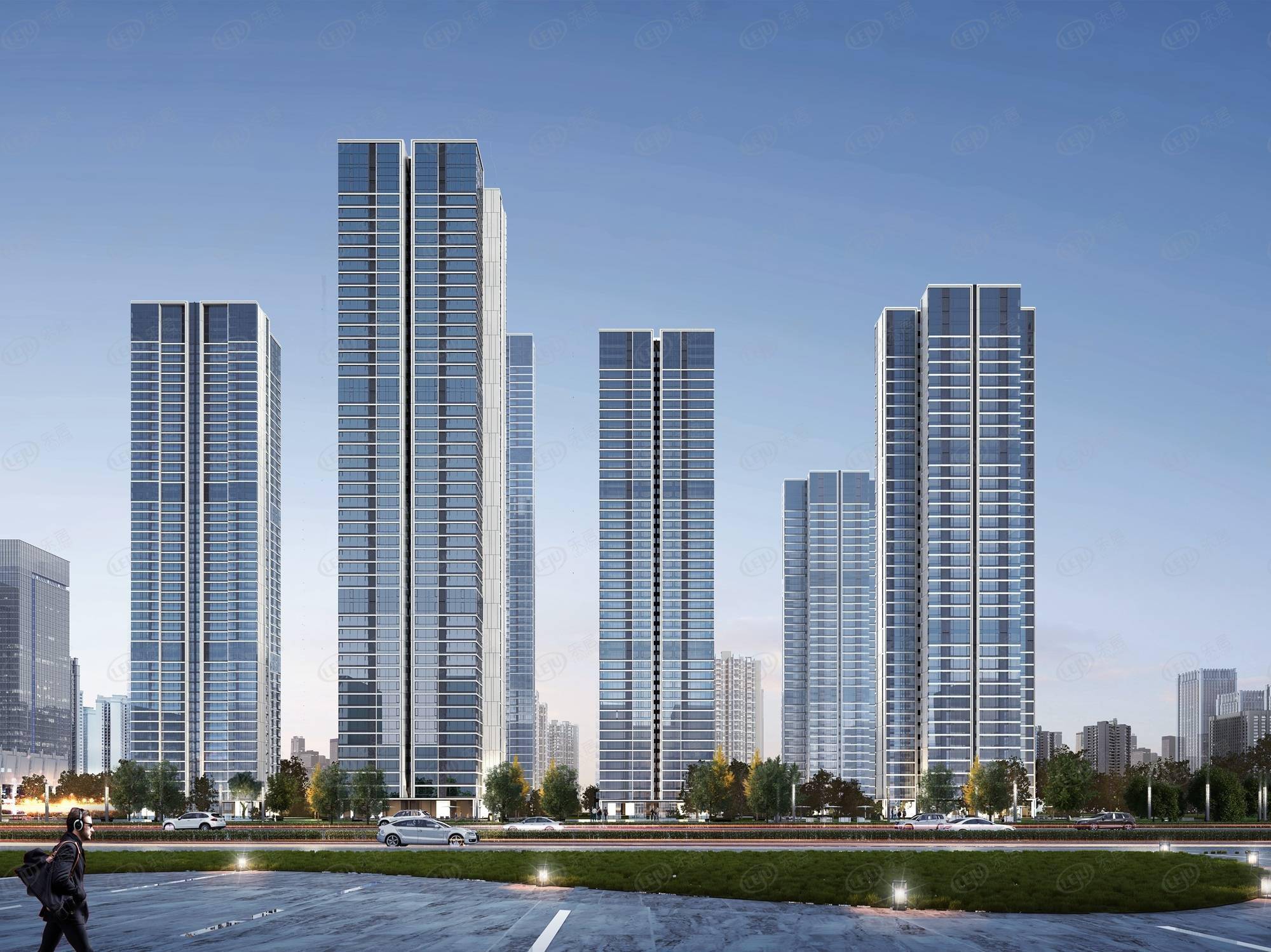 重庆江北凯德九章 户型建面约83.25~182㎡