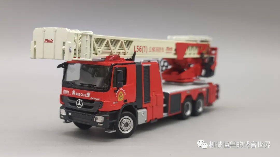 读者投稿 | 动手的乐趣,自制 1:87 德国麦斯56米云梯消防车_搜狐汽车