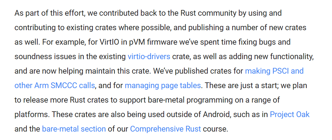 谷歌宣布正使用 Rust 语言重写 Android 安全关键组件 