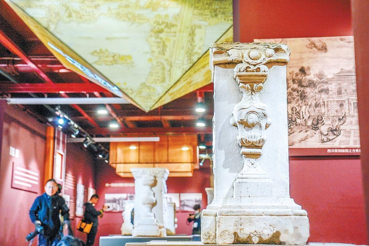 7根圆明园汉白玉石柱回归故里_文物_中国_建筑