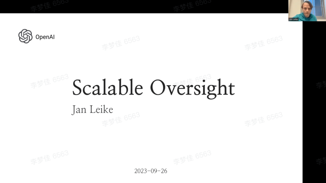 OpenAI破解对齐难题？超级对齐负责人Jan Leike采访实录：「可扩展监督」是良策 