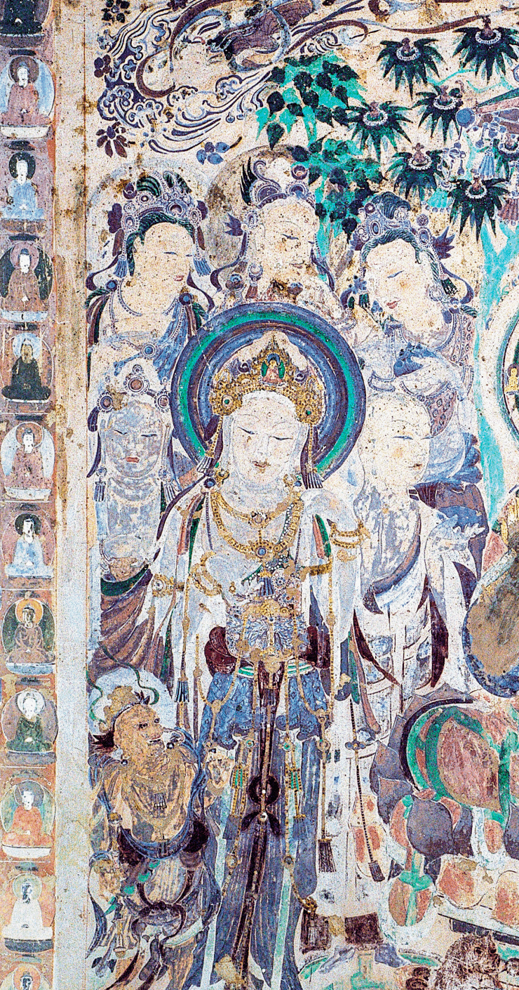 堪称无与伦比的绝美佳作,被日本著·名画家平山郁夫赞誉为"美人菩萨"