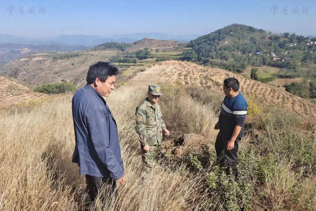 【新闻】河南省洛宁县人武部到帮扶村调研乡村振兴工作_种植_荒山_后