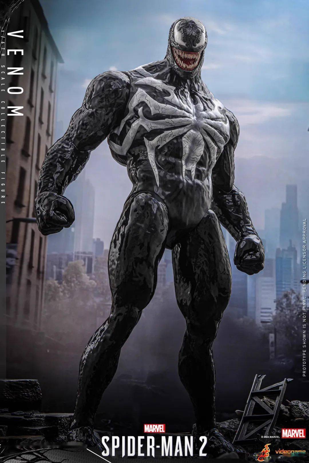 新品预定~ ​hottoys ht 1/6 漫威蜘蛛侠2 毒液 vgm59