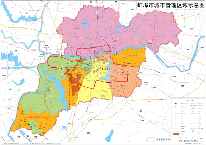 蚌埠市经开区区域图图片