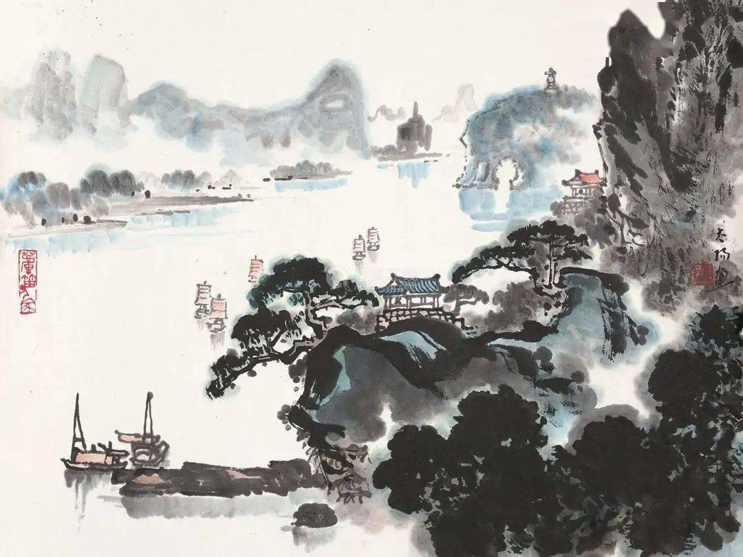 漓江画派的鼻祖——阳太阳_作品_国画_创作