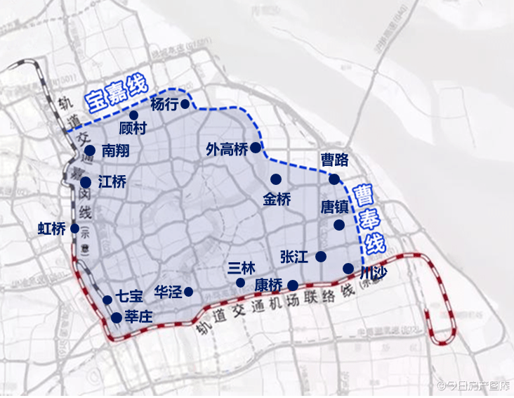 上海内环线图图片