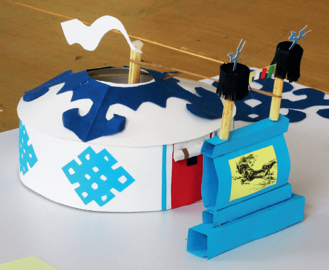 2023年第3期《中国传统建筑的诗情画意——纸立体造型单元教学设计》