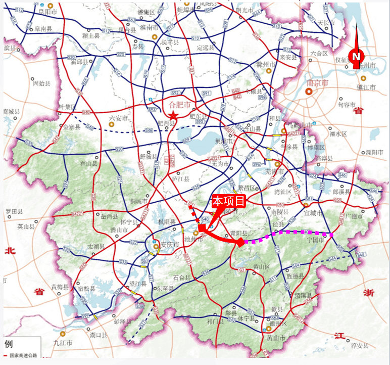 s40宁枞高速池州段,东鄱高速安徽段迎来新进展_项目_高速公路_东至