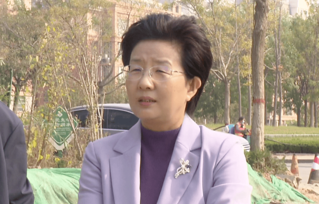 沙淑红一行先后到夏津一中宿舍区改造项目,九龙口湿地公园等实地察看