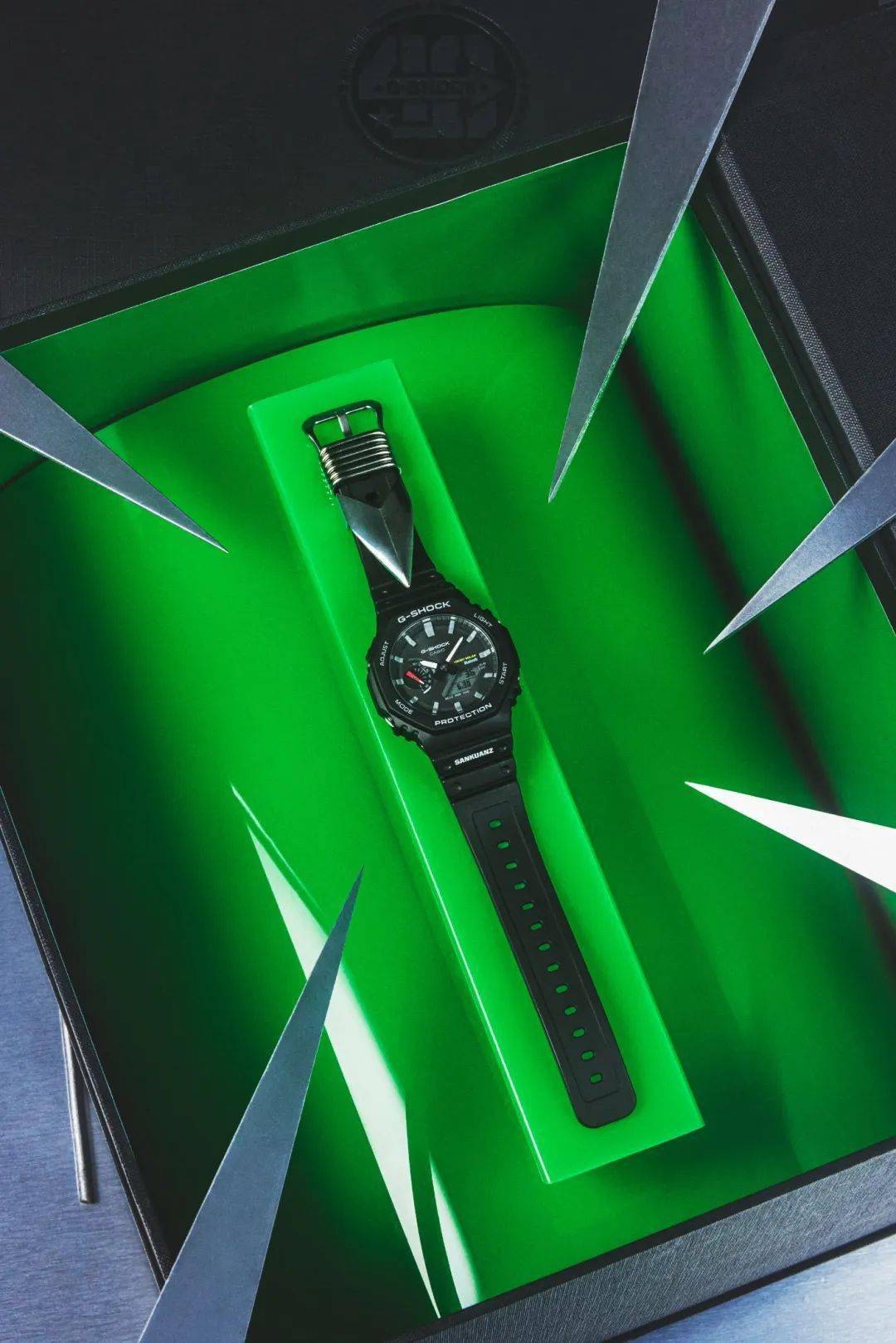 xvessel运动属性拉满吴建豪作为 g-shock 的四神系列形象大使和卡西欧