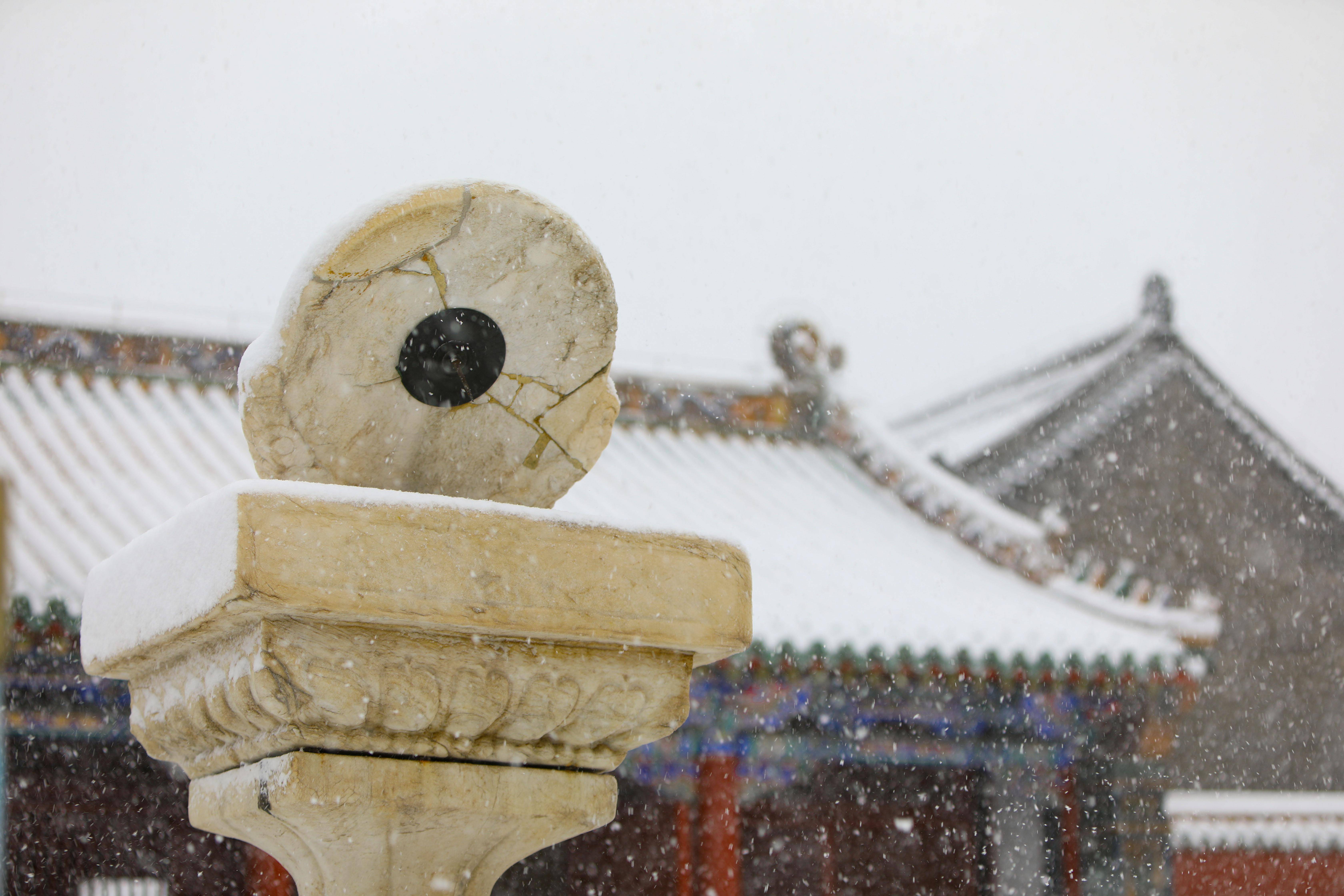 沈阳故宫雪景高清大图图片