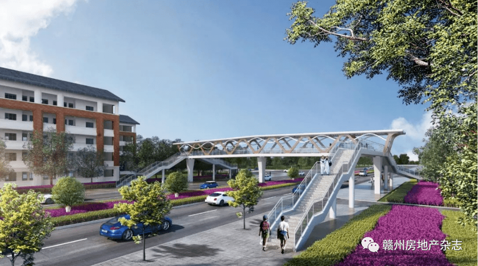 超方便!赣州又一座人行天桥建成!_香江路_经开区_学人