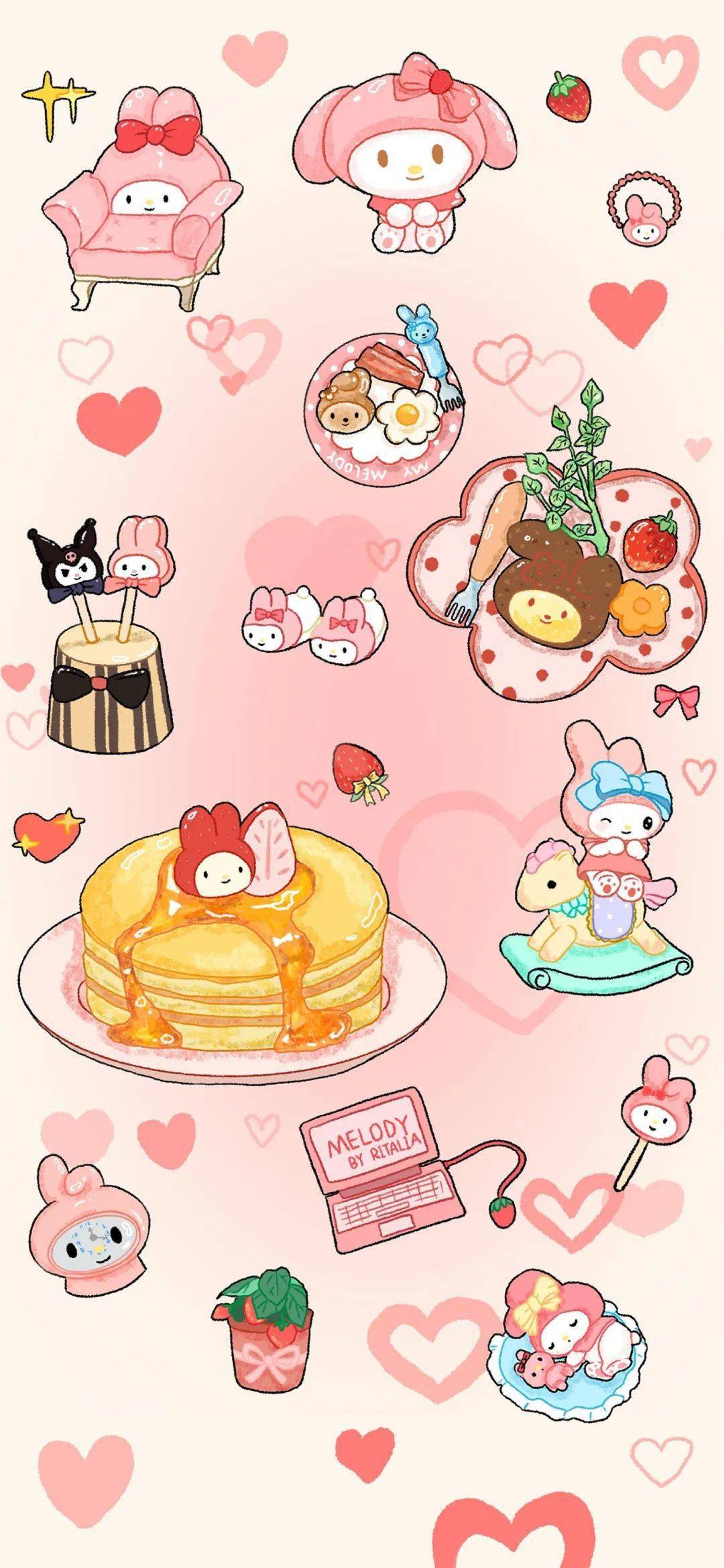 壁纸| 可爱卡通锁屏壁纸_loveeee