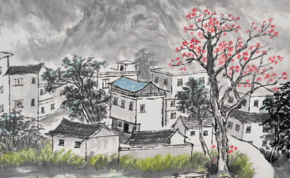 古圩往事丨腾翔古圩 新农村新面貌