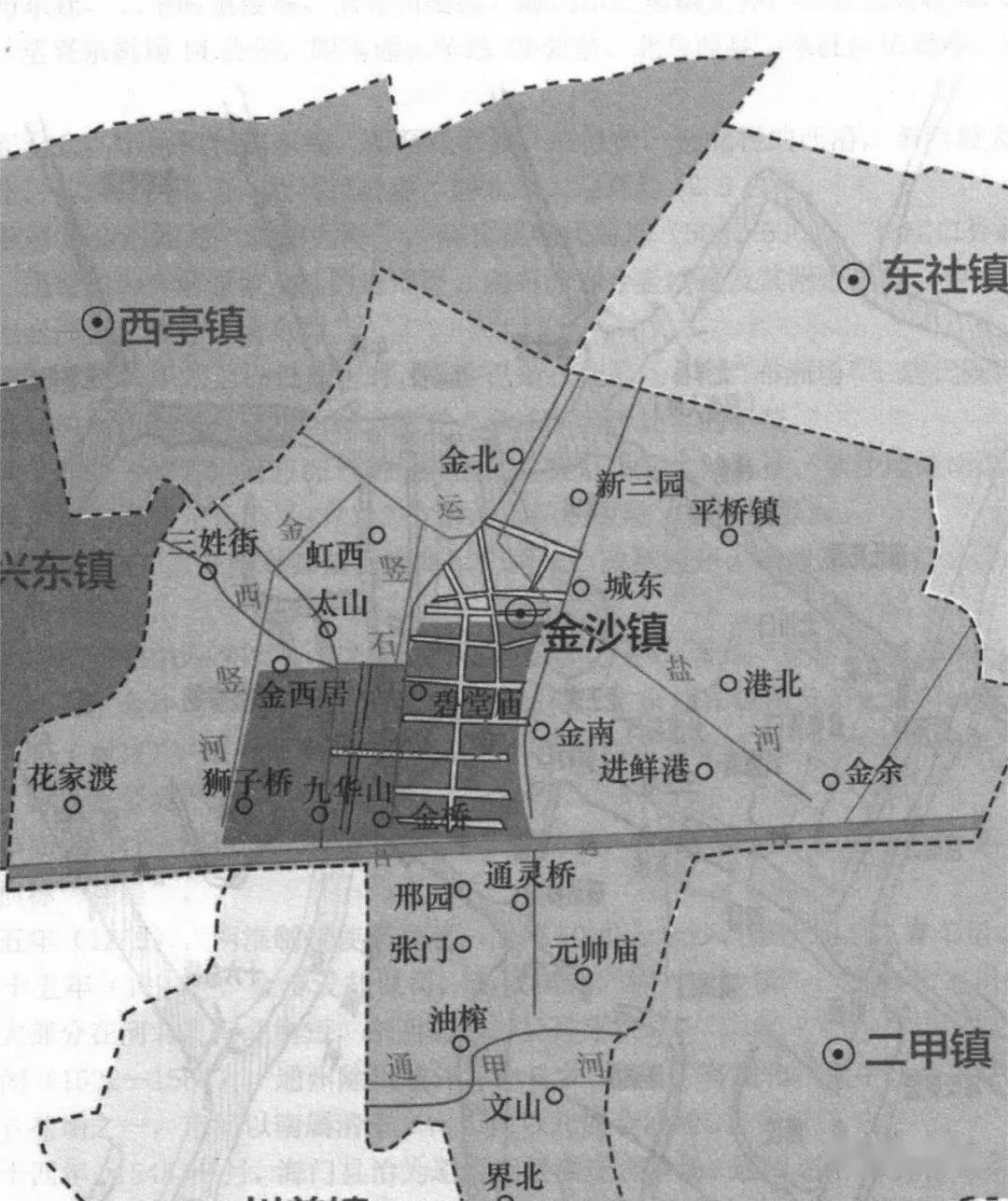 昨天的推文,写到老金沙周边曾有金乐,金南,金中,金西,金余五个乡(公社