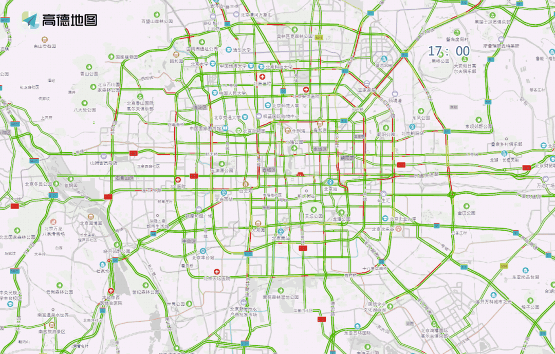 北京环路分布图图片