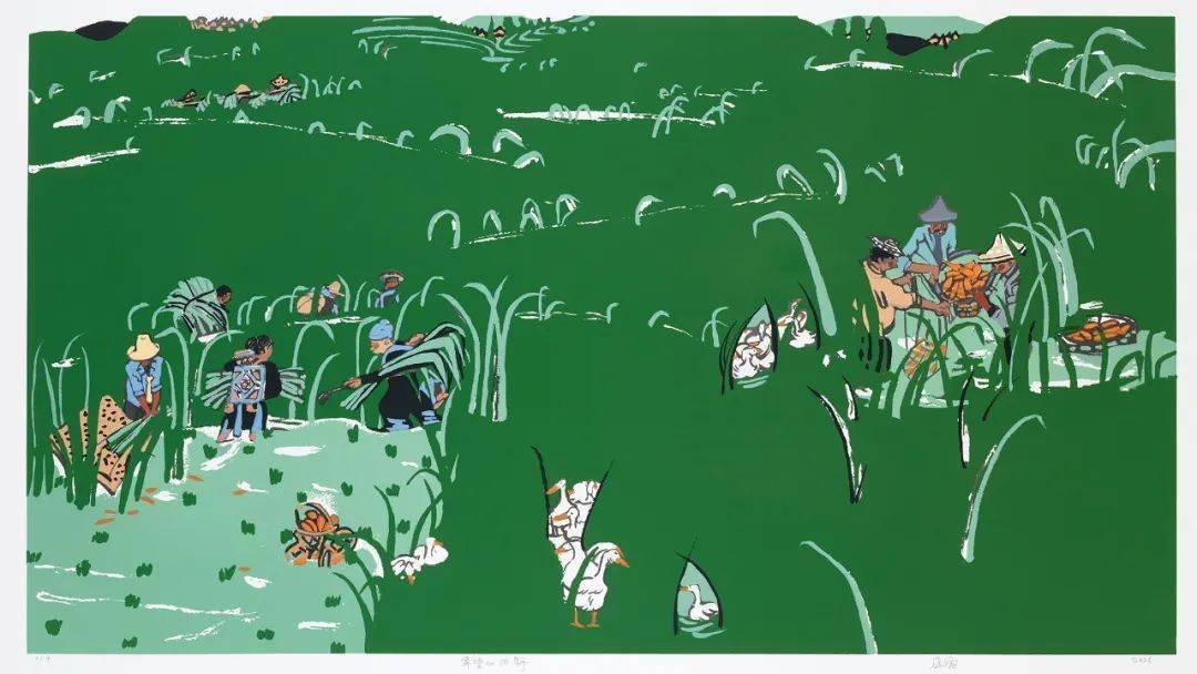 守护好一江碧水——中国国家画院长江主题绘画作品展赏_cm_国画_油画